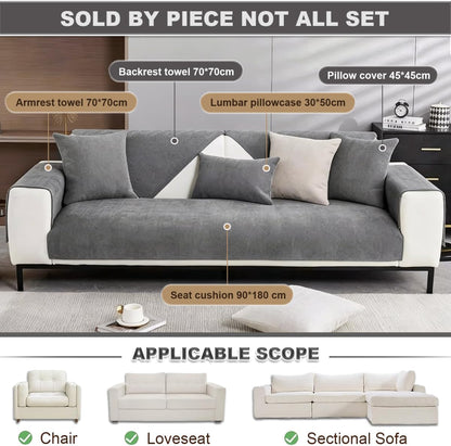 Sofa Überzug, Chenille Sofabezug, Sofa Überwurf, Sofadecke Rutschfest, Sofa Überwurfdecke, Sofaschutz Katze Hund, Sofa Schutzdecke, Sofadecken Für Sitzfläche, Couchbezug, SOFE Cover