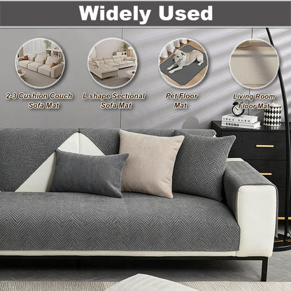 Sofa Überzug, Chenille Sofabezug, Sofa Überwurf, Sofadecke Rutschfest, Sofa Überwurfdecke, Sofaschutz Katze Hund, Sofa Schutzdecke, Sofadecken Für Sitzfläche, Couchbezug, SOFE Cover