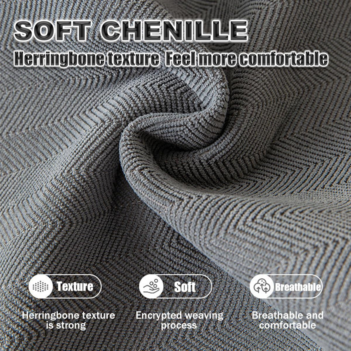 Sofa Überzug, Chenille Sofabezug, Sofa Überwurf, Sofadecke Rutschfest, Sofa Überwurfdecke, Sofaschutz Katze Hund, Sofa Schutzdecke, Sofadecken Für Sitzfläche, Couchbezug, SOFE Cover