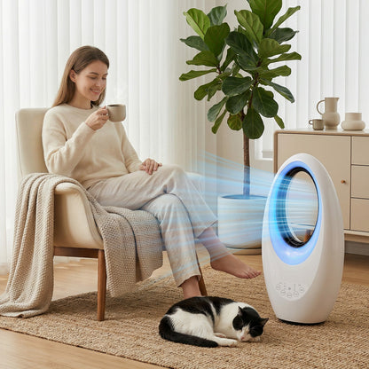 Turmventilator Ohne Rotorblätter, Leiser Ventilator Mit 60° Oszillation
