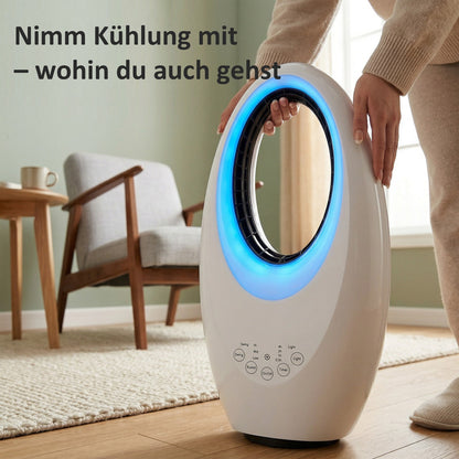 Turmventilator Ohne Rotorblätter, Leiser Ventilator Mit 60° Oszillation
